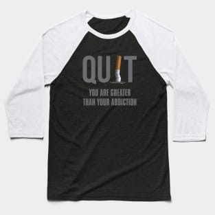 Give up smoking - November Baseball T-Shirt